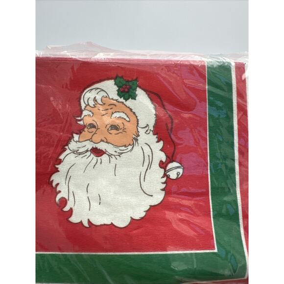 Lot Of 3 Vintage Beverage Size Christmas Napkins. Hallmark Gibson - Picture 3 of 3